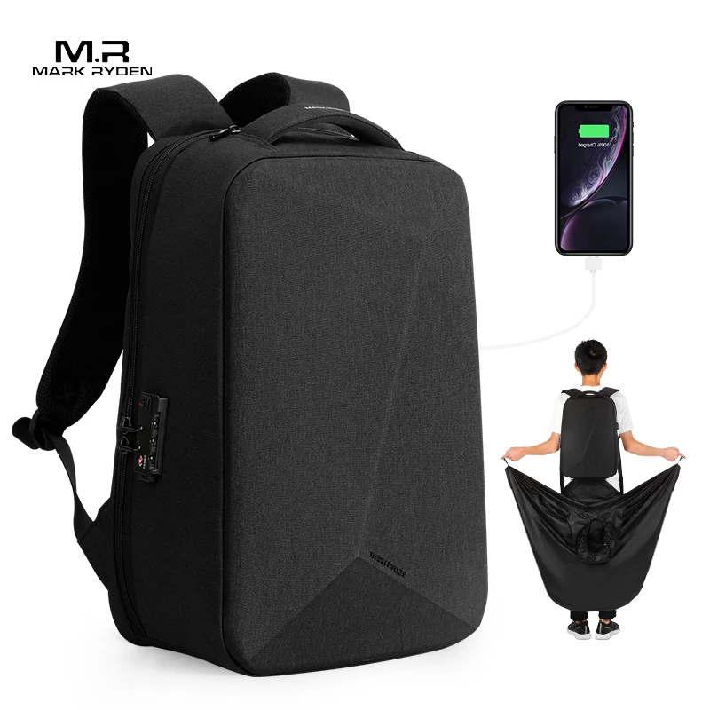 Mark Ryden USB charging laptop backpack bag with magic clock design