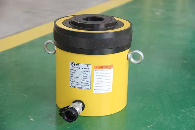 70 Mpa Single Acting Hollow Plunger Hydraulic Cylinder RCH-121