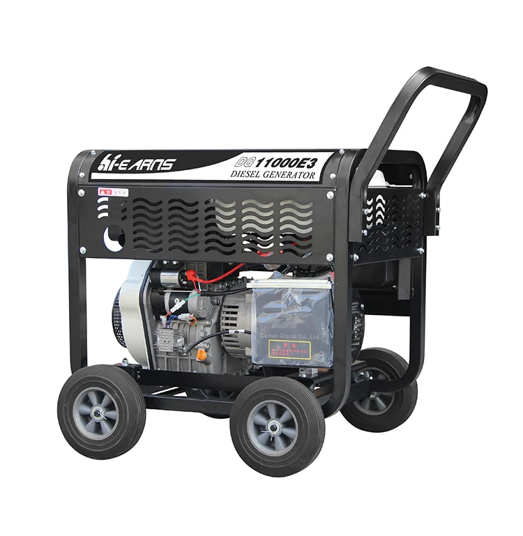 Open Type Portable 198 diesel Engine 8 Kva Generator
