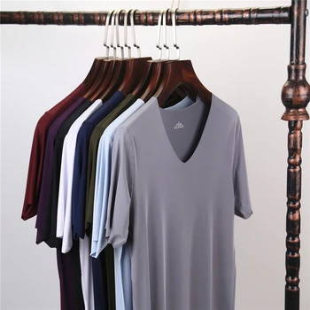 Wholesale Short Sleeve Crew Neck Good Quality 80% Polyester 20% cotton Slim Fit Black Blank T Shirt Men