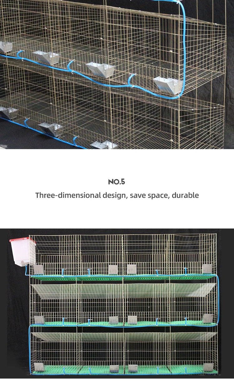 Galvanized Rabbit Cages Cheap Commercial Rabbit Breeding Cages