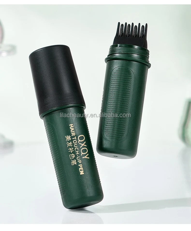 QXQY Hair Color Touch-Up Stick Natural Gray Hair Coverage  Lightweight Portable  2-in-1 Hair Color Touch-Up Stick with Comb
