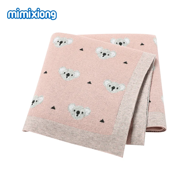 Mimixiong Ultra Soft Cotton Baby Blanket Koala Pattern, Oem