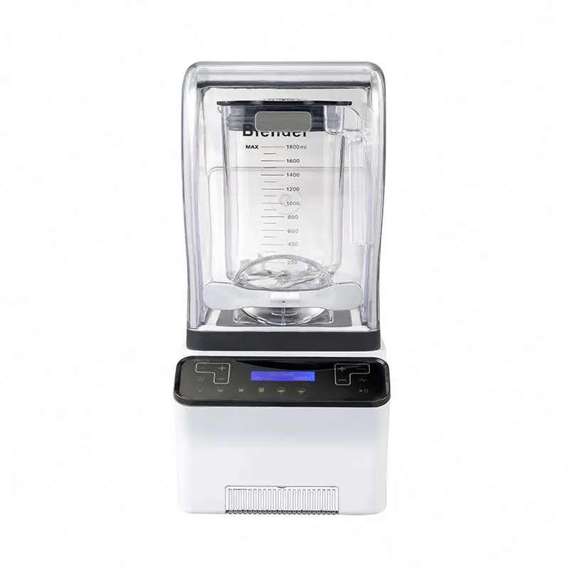 Quiet Commercial High Speed Blender Sound Proof Cover Electric Professional Blender Large Industrial Blender