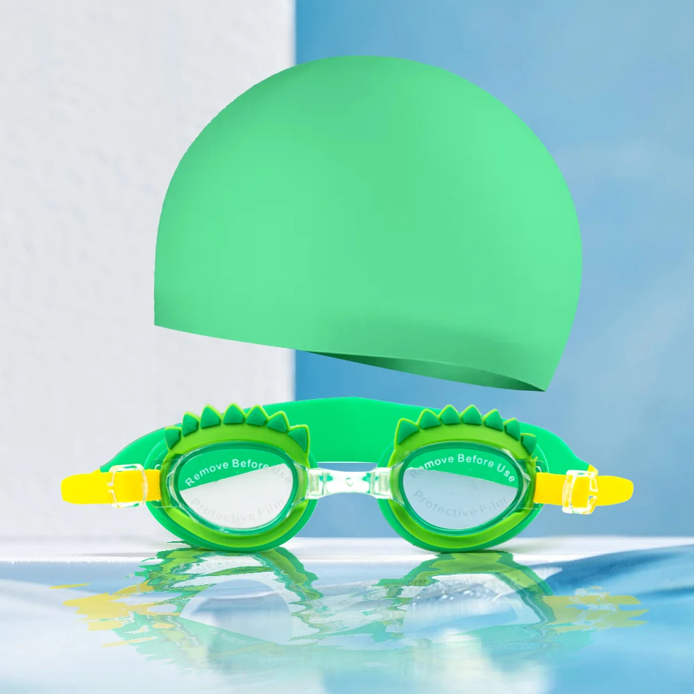 Wholesale Custom Logo Kids Anti-Fog Swimming Goggles HD Waterproof Lenses For Children Competitive Swimmers_voghion.com