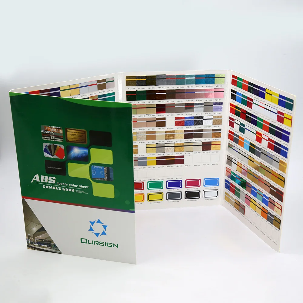 ABS Two Layer Colored Plastic Sheet for Laser Engraving