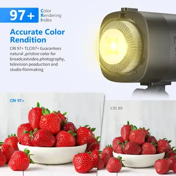 NEEWER CB100 100W LED Video Light, 5600K Daylight COB Continuous Output Lighting With Bowens Mount/2.4G Remote 11000Lux/1m CRI detail image