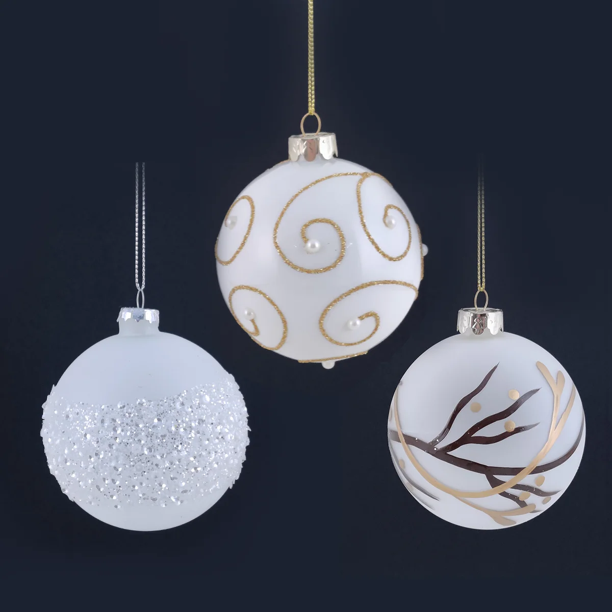 Elegant Style Cheap Christmas Hanging Ball Decoration For Trees Ornament