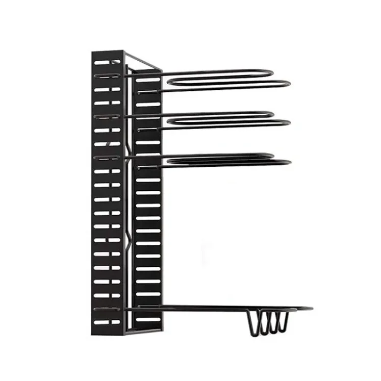 Pan Storage Racks Kitchen Dishes Plate Rack Dish Pot Cover Chopping