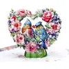 BlueJay Couple Heart Shape