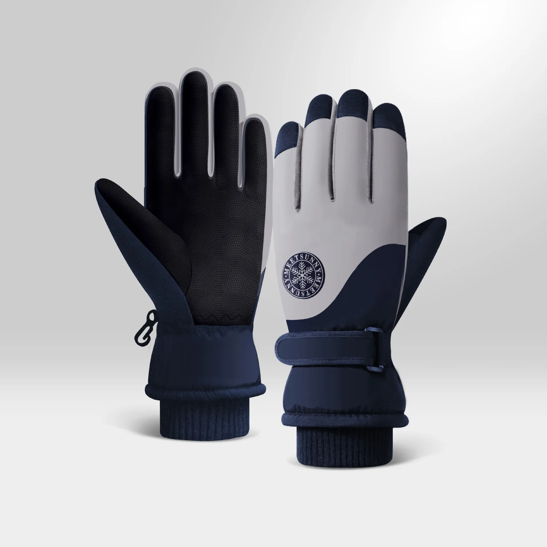 Colorful Custom Touch Screen Windproof Waterproof Snow Warm Winter Snowboard Gloves Ski for Women Man