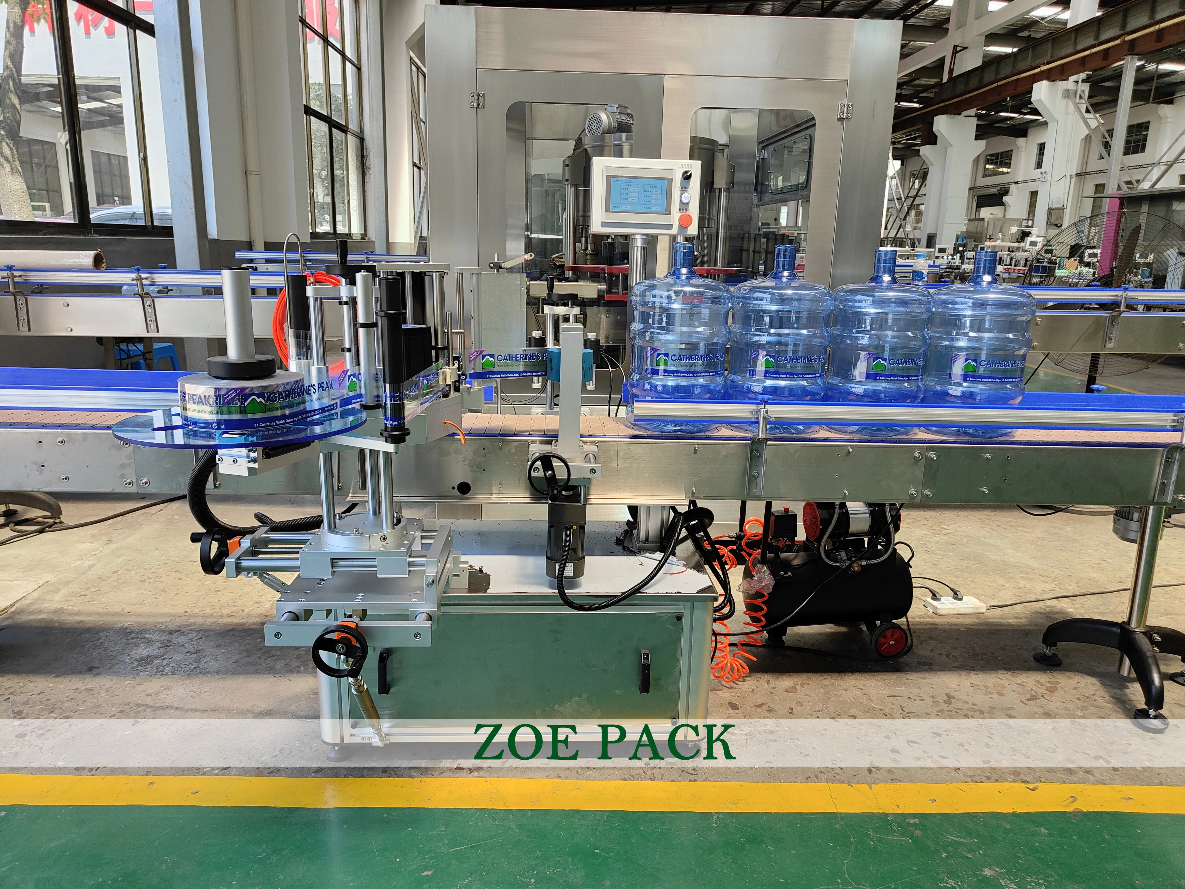Automatic 3000BPH 5 Gallon Making Machine 18 19 20 Liter Water Bottle Filling Machine