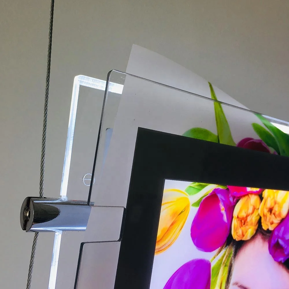Backlit Column Acrylic Sheet Shadow Picture Frame Material Duratrans Led Panel A1 Slim Light Box for Advertising