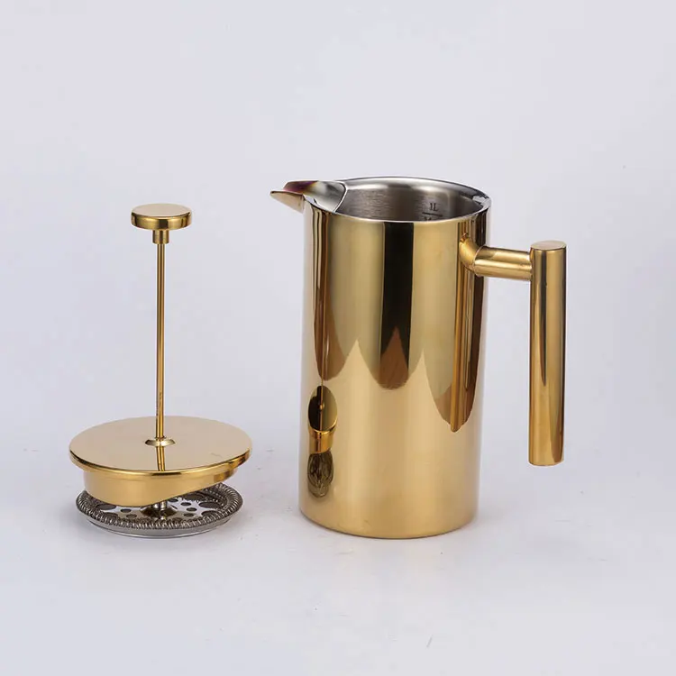 stainless steel french coffee press