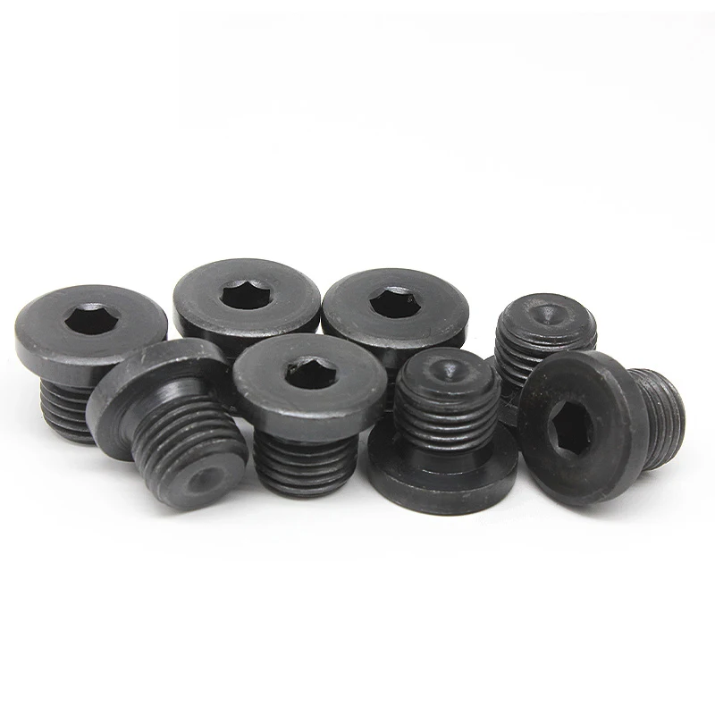 DIN908 40mm Steel Hex Socket Head Screw Plugs Internal Drive Metric Measurement System