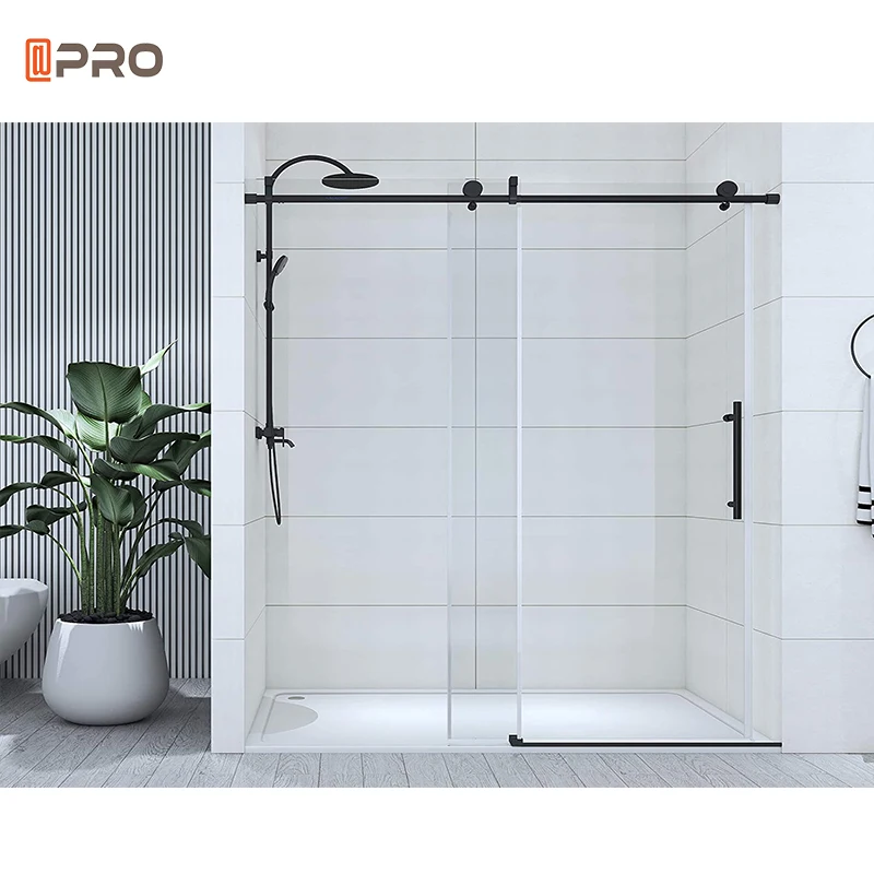 Hotel Sliding Door Interior Frameless Toilet Glass Door Standard Size Aluminium Bathroom Doors Design