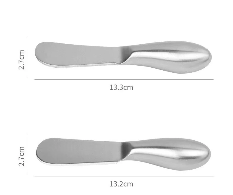 Complete Stainless Steel Set Of 6pcs Cheese Knives Set With Mini Cheese