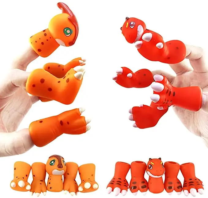 Mini Finger Hands Premium Puppet Toy Set: 10pcs Tiny Hands on Sticks