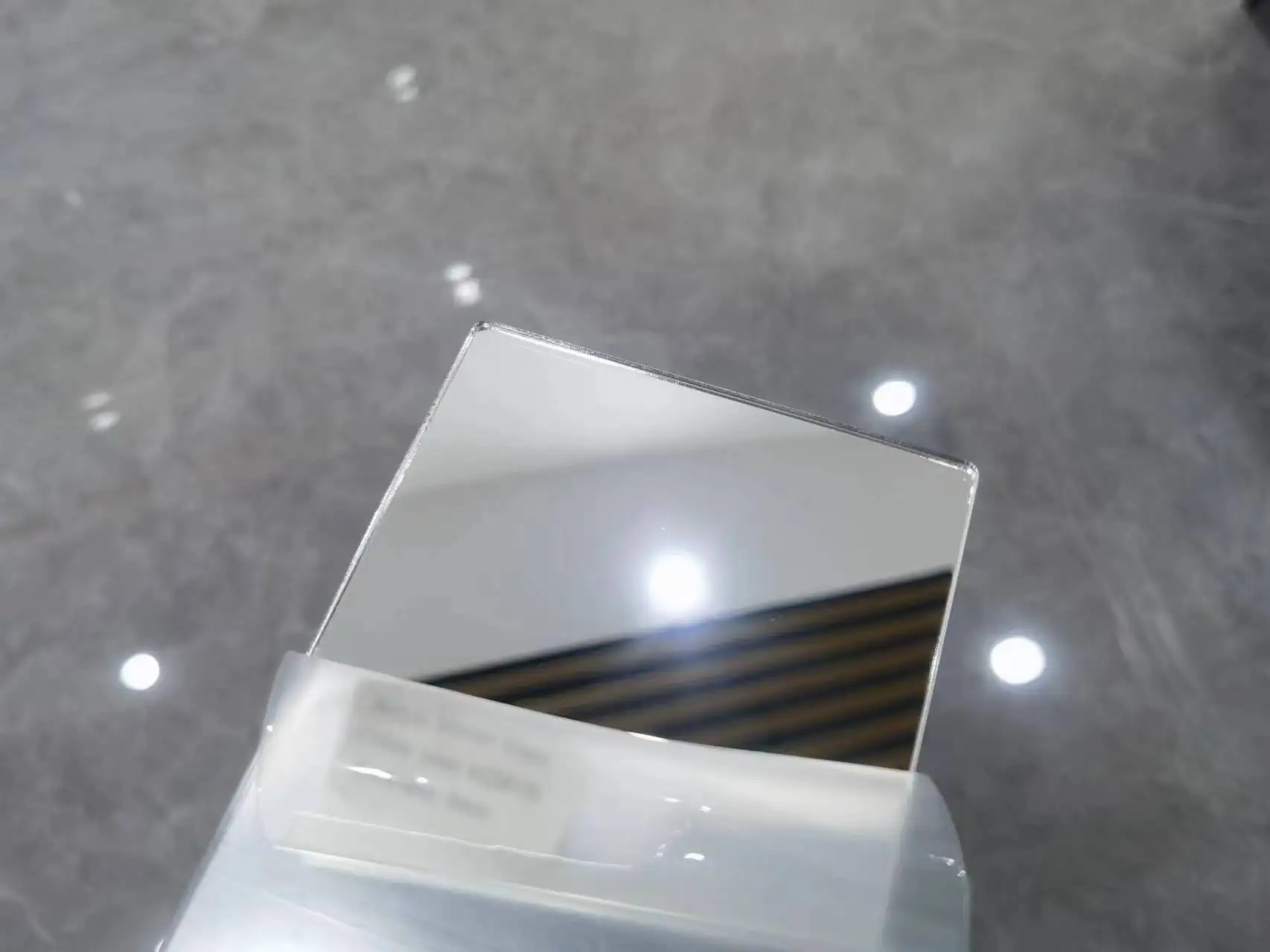 High Reflective Self-adhesive Gold Silver Acrylic Mirror Sheet Grey Paint Mirror Acrylic Sheet 0.8mm 1mm 2mm 3mm