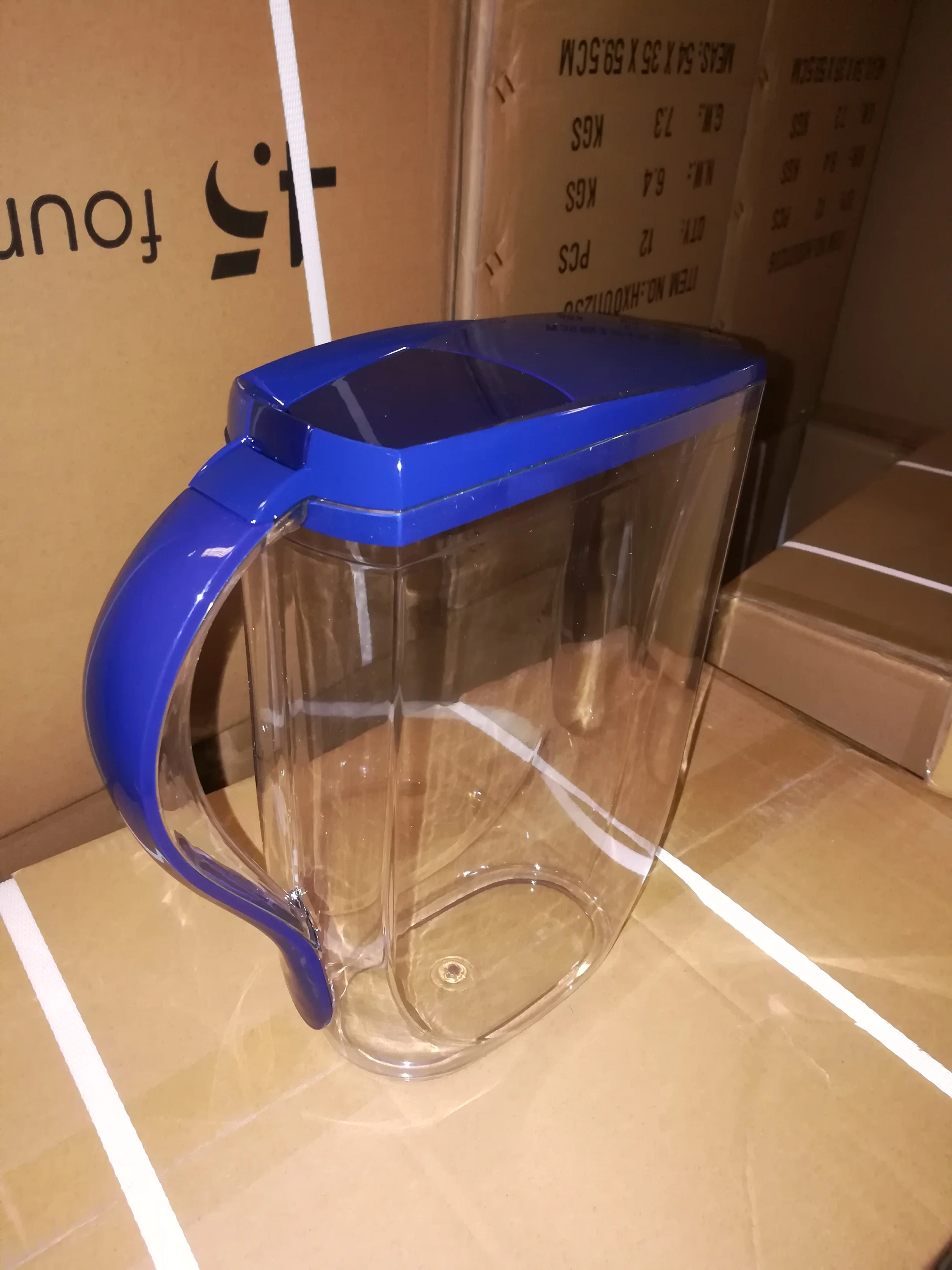 3000ml Large Size High Quality Rectangular Plastic Clear Pitcher Transparent Water Jug