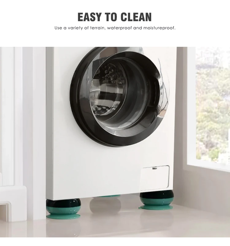 Washing Machine Antivibration Mats Dryer Universal Fixed Nonslip Pad Washing Machine Rubber