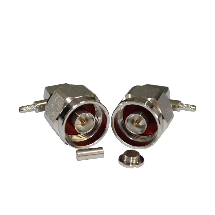 product manufacturer supplied n c jw15 coaxial connector n male angle connector crimp rg316 rg174 cable-1