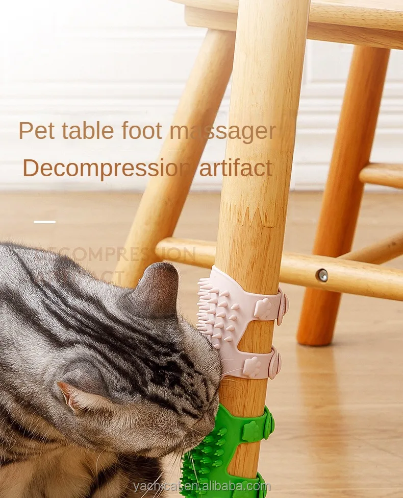 Allforpaws Grooming Cat Itching Massager 3in1 Massage Clean Itching