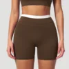 brown shorts