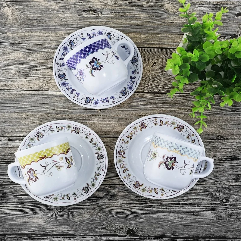 Новая небьющаяся меламиновая кофейная чашка хорошего качества с индивидуальным дизайном от завода SEBEST 2021