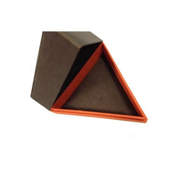 Customized Cardboard Gift Matt Triangular Packaging Box