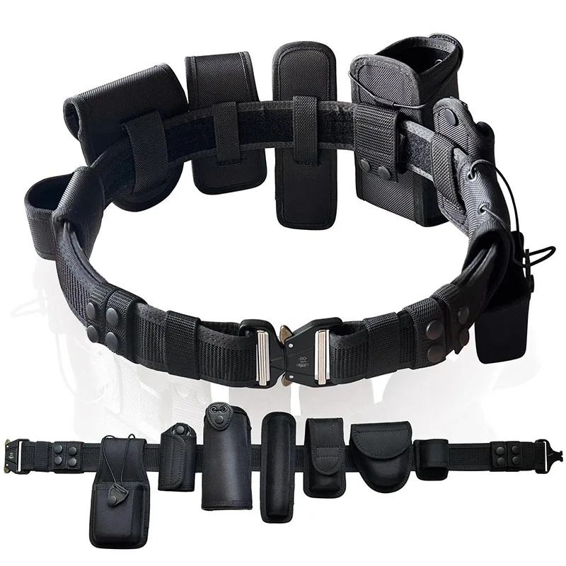 High Quality Premium Adjustable Tactical Duty Belt Set High Density Material Nylon Adjustable Quick-Release Tactical Belt
