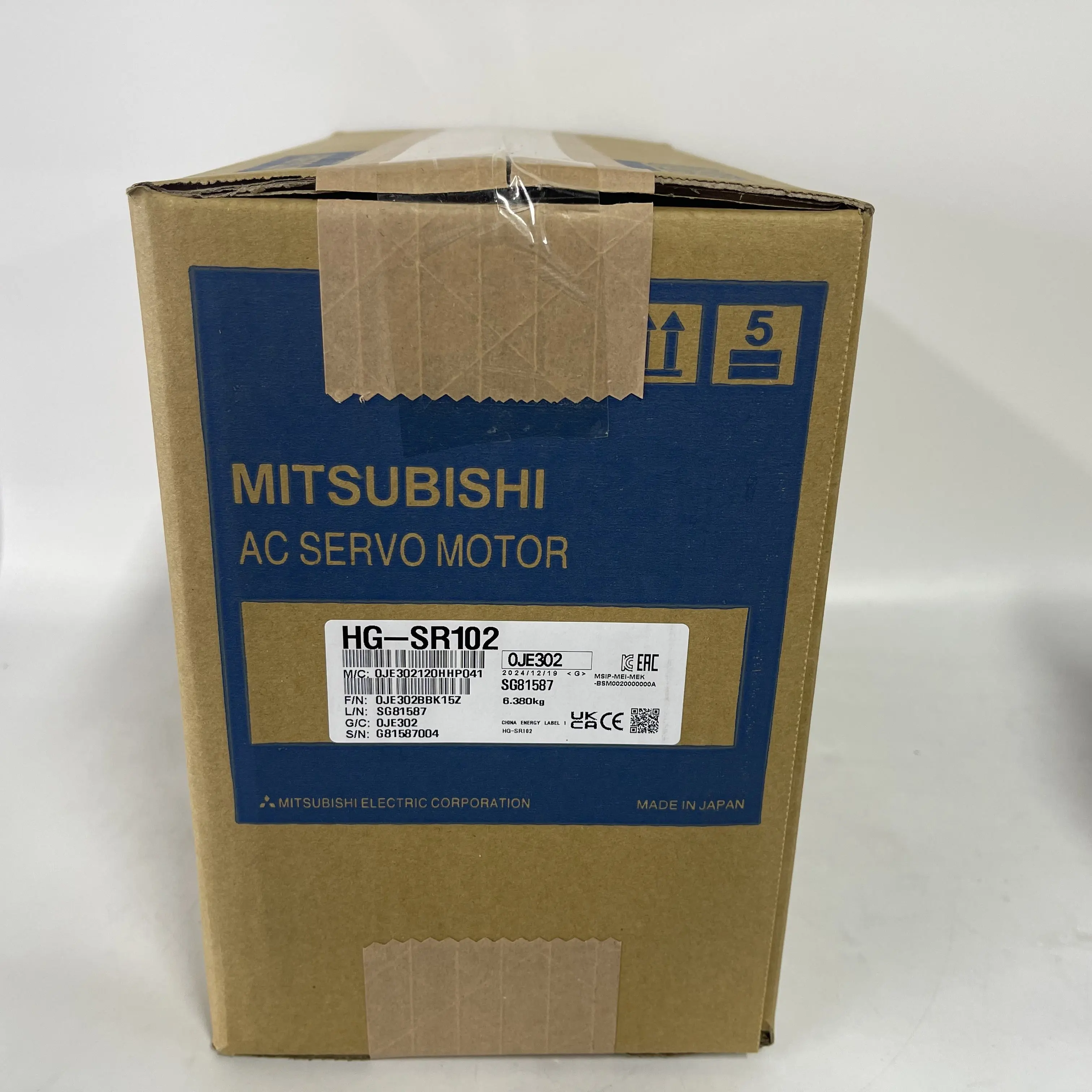 Mitsubishi AC Servo Motor HG-SR102