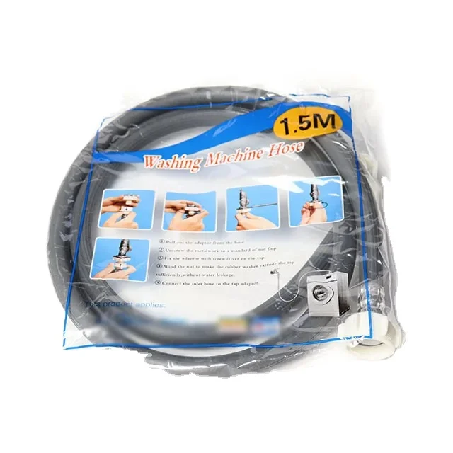 Good Quality Washing Machine Inlet Hose with Plastic Connector PVC