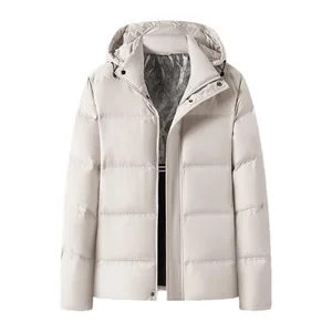 Men's Down Coat Winter Fashion Warm Down Coat Casual Men's High-Quality