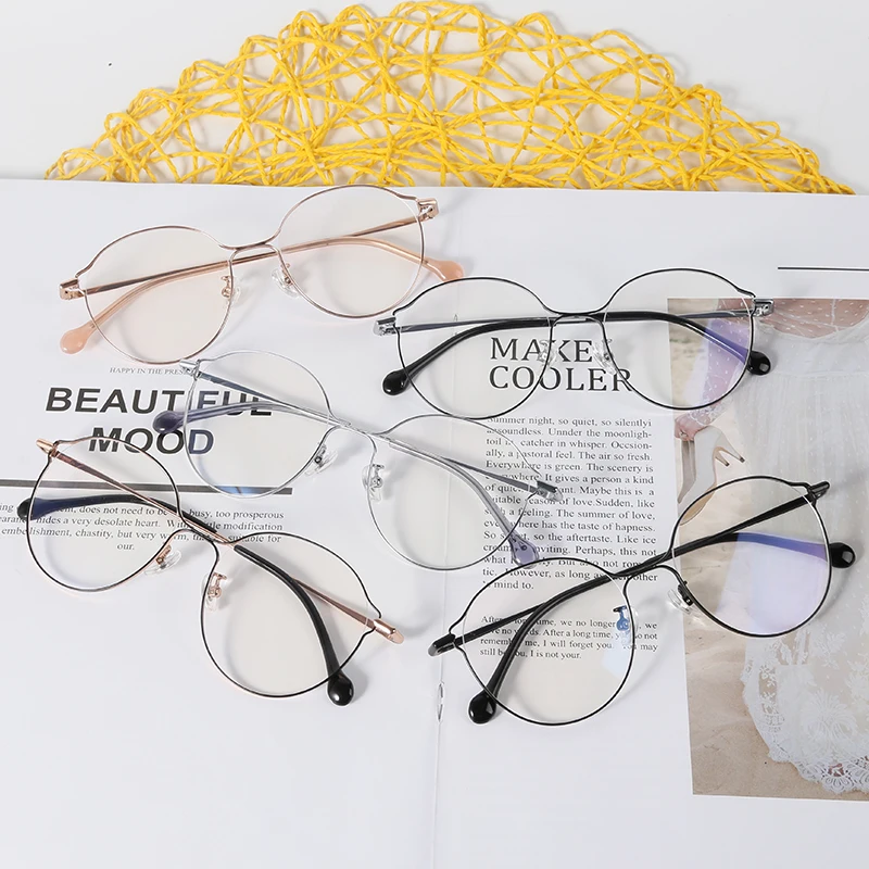 2023 Women Men Prescription Eye Glasses Customization Metal Designer  Eyewear Frames Optical Glasses