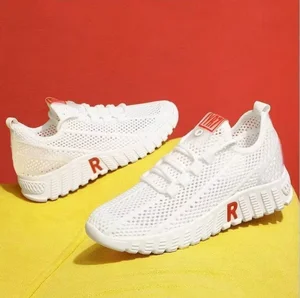Hongyan Women Shoe Cushion Mesh Breathable Running Fashion Men Outdoor Sports Athletic Walking Shoes Sneakers Casual Shoes