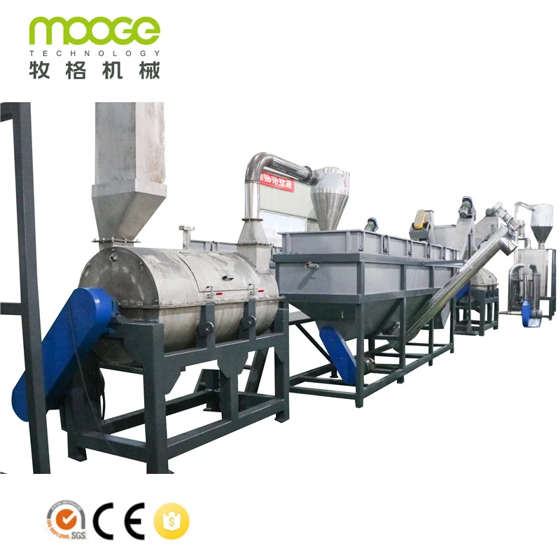 Pet Plastik Flasche Recycling Waschen Machine / Polyester Bottle Crushing Waschen Machine / Polyester Bottle Crushing Waschen Machine / Plastique Recyclage de Ligne