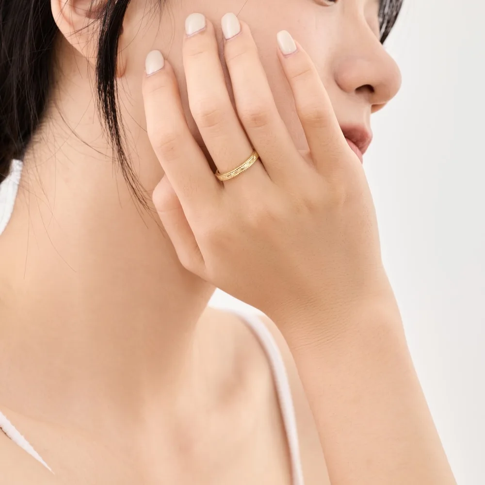 KAKODIY new arrival design thin small 925 Sterling Silver wedding ring boutique women's daily jewelry ring with sparkling surface detail 8