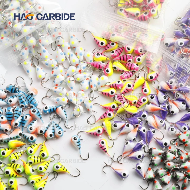 Tear Drop Japan Hook Winter Pike Carp Panfish Luminous Lure Bait