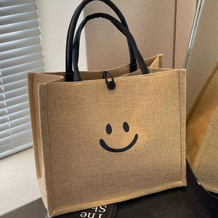New Selling Factory Price Linen Bag With Custom Logo Reusable Storage Bags With ECO Friendly Jute Material Linen Bag Packaging