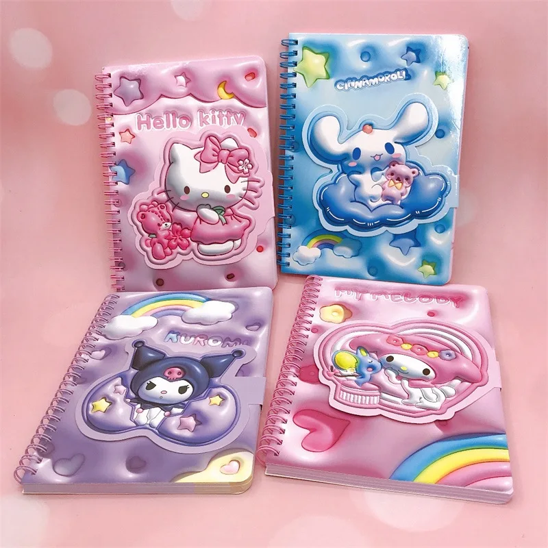 Japanese Cute Cartoon Sanrio Kuromi Melody Cinnamoroll Magnetic Buckle ...