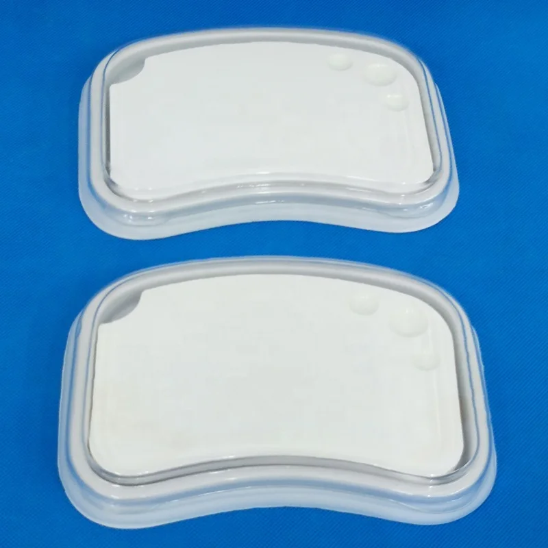 2 PZ KIT pallet colore miscelazione tavolozza nail art vassoio trucco