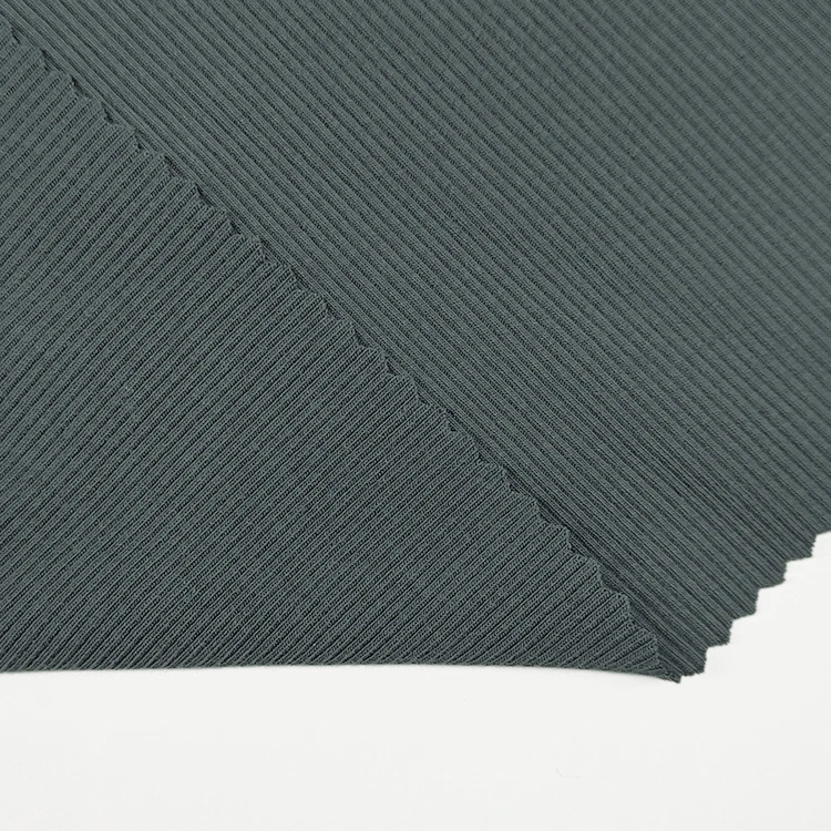 Sustainable Modal Stretch Fabric Rib Material, Plain Dyed Modal Cotton Rib Fabrics for Women Clothing/ manufacture