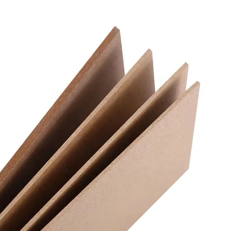 Wholesale Price In Stock 1220x2440mm Wood Grain White Plywood Melamine Faced 25mm MDF Board For Decoration supplier