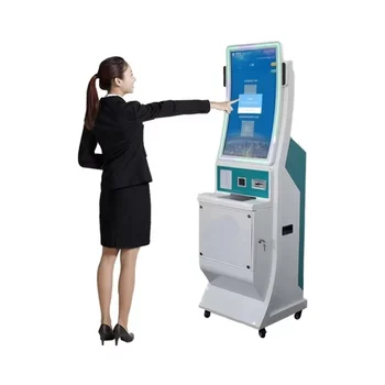 Self-Service Hospital Health Medical Kiosk with Capacitive Touch RFID Card Reader