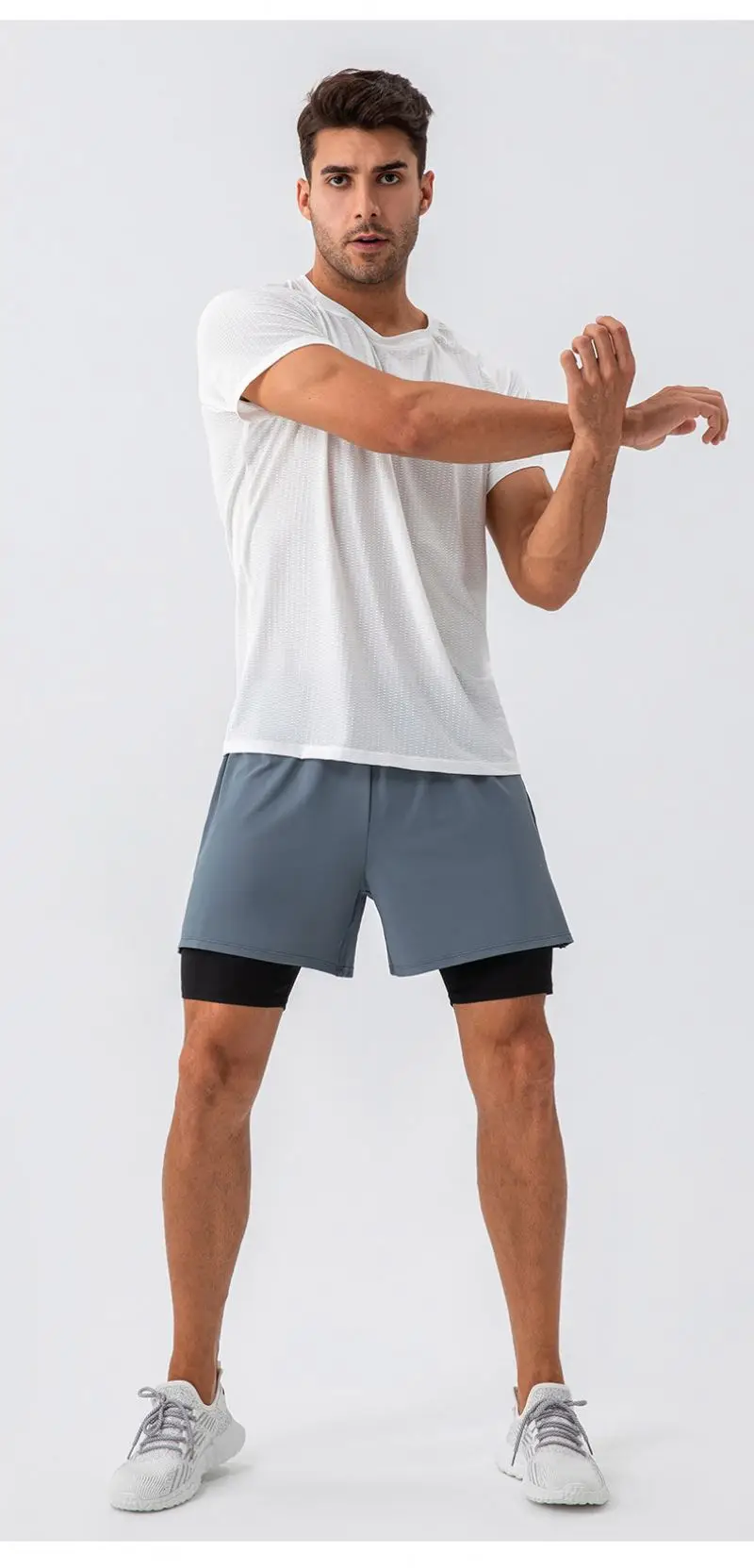 Moda Fitness ropa de gimnasio de alta calidad ropa deportiva lisa