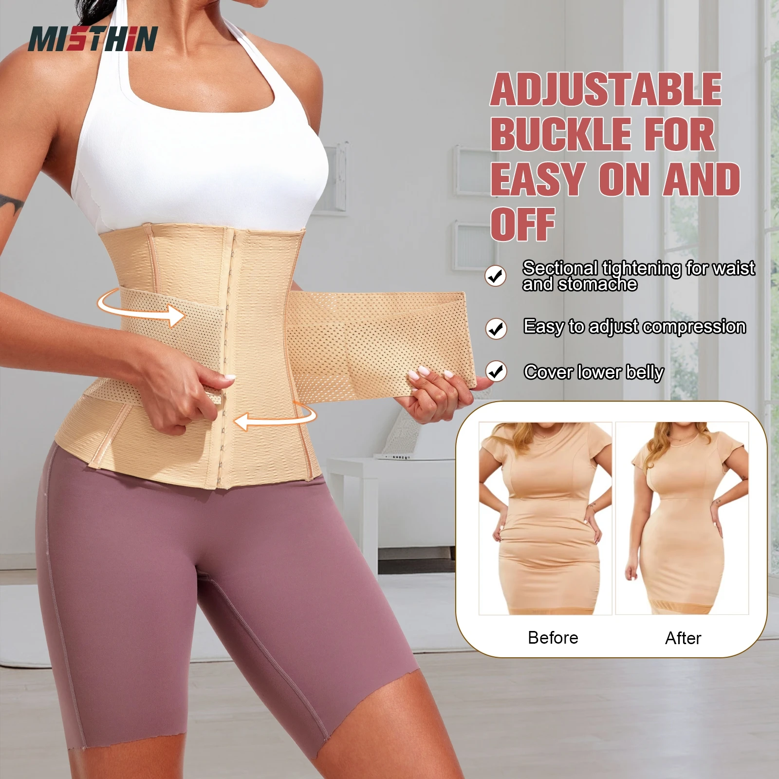 Top Selling Columbian Fajas Shapewear Corset Trimmer  Bodysuit Tummy Control Belt Waist Trainer Shaper for Women