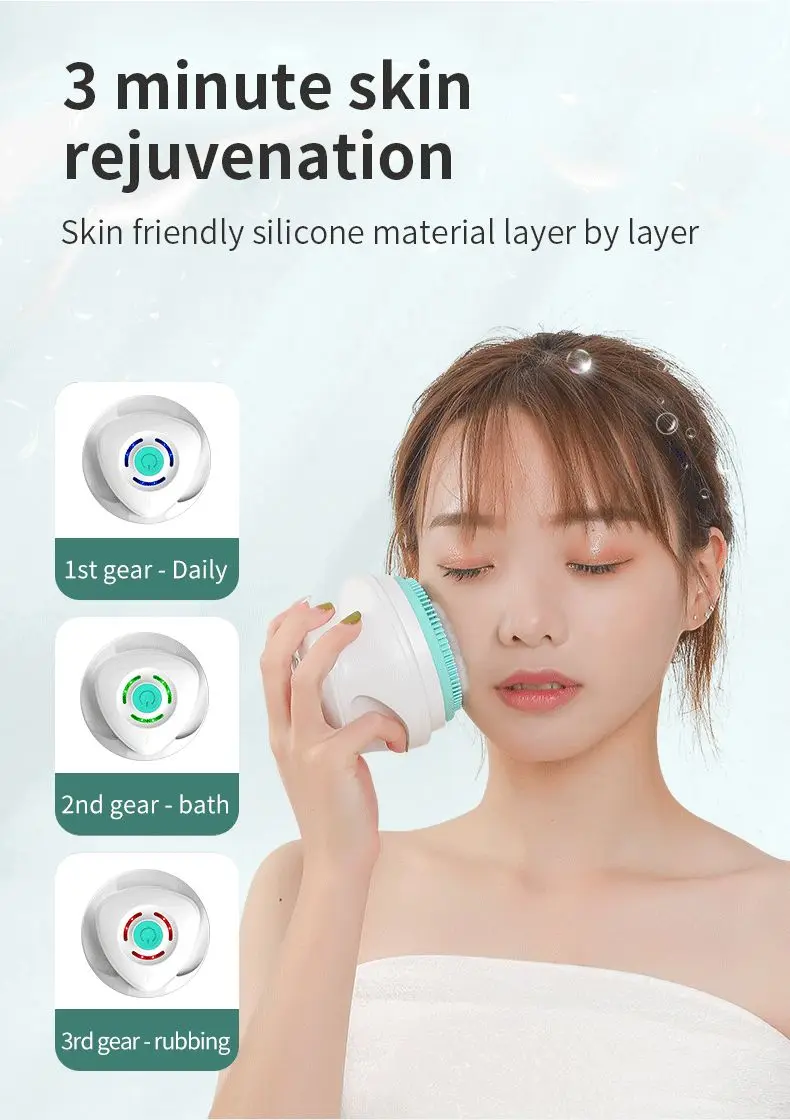 5 In 1 Rechargeable Multifunction Long Handle Waterproof Body Massage