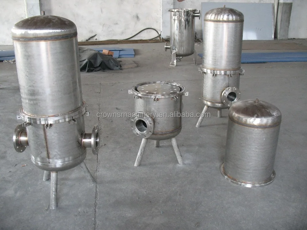 Stainless Steel Filter Housing Ss 304 Water Filter Housing Cartridge Filter Housing For Water Treatment System