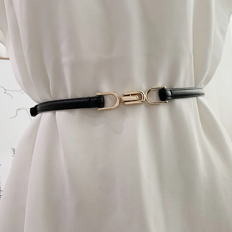 Belts Women Simple Buckle, Women Designer Belt Waistband